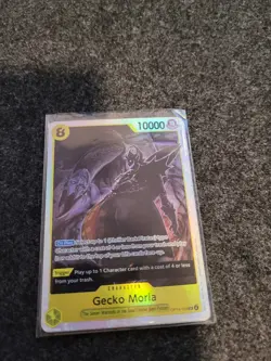 Gecko Moria OP14-104 SR The Azure Sea's Seven One Piece TCG English NM - Image 1