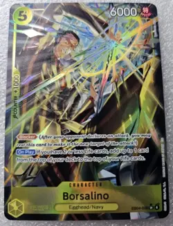 One Piece TCG Borsalino EB04-058 ALT SR ALTERNATE ART OP15-EB04 - Image 3