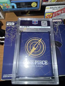 2022 ONE PIECE OP01-ROMANCE DAWN MANGA ALTERNATE ART #120 SHANKS PSA 9 - Image 2