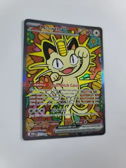 Pokemon Card Meowth ex 121/088 Me03: Perfect Order Holo US - Image 2