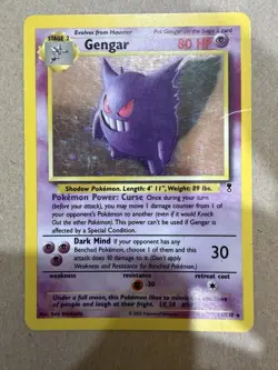 Gengar - 11/110 - Pokemon Legendary Collection Holo Rare Card - Image 1