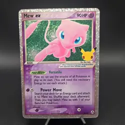 Pokemon TCG Mew EX Celebrations Classic Collection Holo Ultra Rare Card 88/92 NM - Image 1