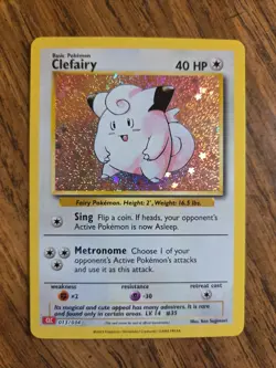 Clefairy 013/034 Holo Card CLC Classic Collection English Pokemon - Image 1