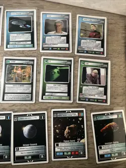 1994 Star Trek TNG CCG White Border Card Lot Premiere Alpha W/ Rares Mint+ - Image 5