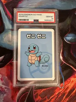 PSA 10 Squirtle Old Maid Playing Card Japanese Babanuki 2019 Gem Mint - Image 1