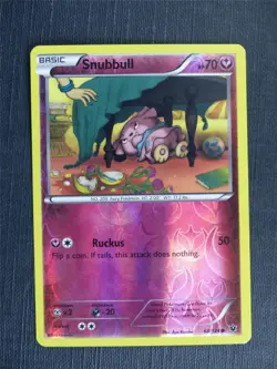 Snubbull 68/124 Reverse Holo - Pokemon Cards #1YM - Image 1