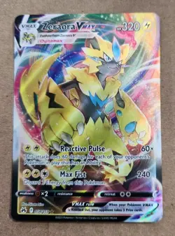 Pokemon- Zeraora VMAX 054/159- Ultra Rare Card- Crown Zenith - Image 2