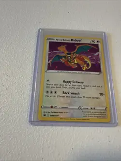 Special Delivery Bidoof - SWSH177 - Pokemon Sword & Shield Promo Holo Card NM - Image 2