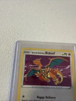 Special Delivery Bidoof - SWSH177 - Pokemon Sword & Shield Promo Holo Card NM - Image 5