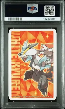 PSA 10 JAPANESE POKEMON WHITE 2 PLAYING CARDS VICTINI ACE DIAMONDS 2012 811B - Image 2