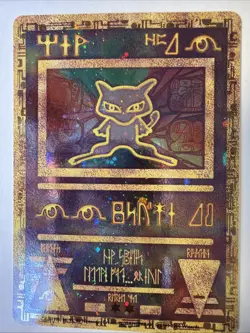 Rare Ancient MEW Holographic Pokemon TCG Trading Card - Image 1