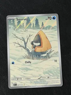 Pokemon TCG Ascended Heroes Snorunt Illustration Rare Holo Card 227/217 - Image 1
