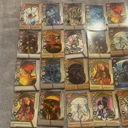 Lot Of 86 Bakugan Battle Brawlers Cards, Metal/Magnetic, Used Condition - Image 1