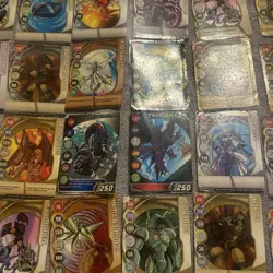 Lot Of 86 Bakugan Battle Brawlers Cards, Metal/Magnetic, Used Condition - Image 2