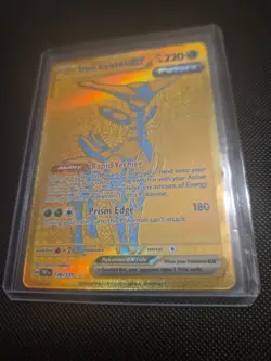 Iron Leaves EX Gold Prismatic Evolutions Holo Card 176/131 SV - Image 1