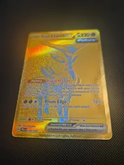 Iron Leaves EX Gold Prismatic Evolutions Holo Card 176/131 SV - Image 2