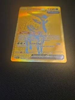 Iron Leaves EX Gold Prismatic Evolutions Holo Card 176/131 SV - Image 4