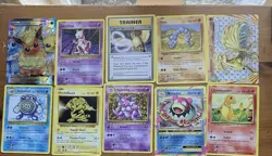 Pokemon TCG XY Evolutions 10-Card Lot Flareon EX Mewtwo Nidoking Holo BREAK - Image 2