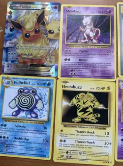 Pokemon TCG XY Evolutions 10-Card Lot Flareon EX Mewtwo Nidoking Holo BREAK - Image 3