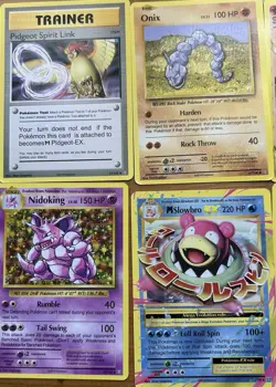 Pokemon TCG XY Evolutions 10-Card Lot Flareon EX Mewtwo Nidoking Holo BREAK - Image 4
