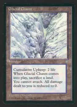 ***Glacial Chasm*** MTG Ice Age Magic Kid Icarus - Image 1