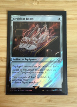 MTG: Swiftfoot Boots (Surge Foil) Commander: Final Fantasy Surge Foil NM - Image 1
