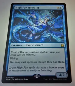 High Fae Trickster Foil 40 Foundations Magic: The Gathering NM - Image 1