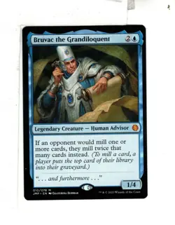 MTG SkeenAB Bruvac the Grandiloquent from Jumpstart. NM. - Image 1