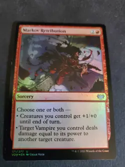 Foil Markov Retribution Innistrad: Crimson Vow - Magic the Gathering MTG NM - Image 1
