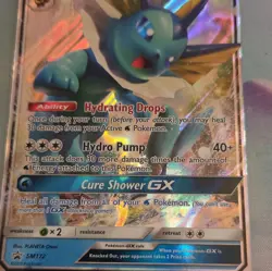 Pokemon Company Vaporeon GX SM172 SM Promo Holo English 210 HP GX Stage 1 - Image 1