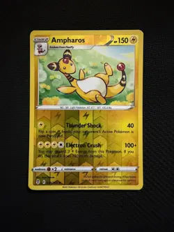 Ampharos 056/203 Rare Evolving Skies Pokemon Reverse Holo Lightly Played - Image 1