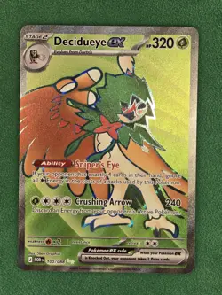 Pokemon TCG Decidueye ex 100/088 Full Art Me03: Perfect Order - Image 3
