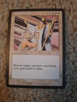 MTG Magic the Gathering 1 x Resurrection - Timeshifted LP - Image 1