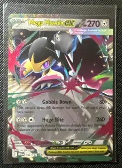 2025 Pokemon Mega Evolution Mawile ex #094/132 Double Rare - Image 1