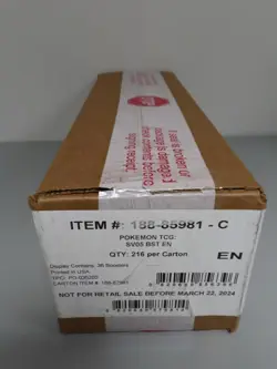 2024 Pokemon Scarlet & Violet Temporal Forces SV05 Sealed Booster Box Case - Image 1