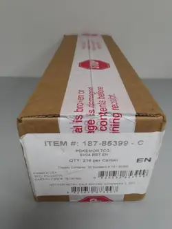 2023 Pokemon Scarlet & Violet Paradox Rift SV04 Factory Sealed Booster Box Case - Image 1