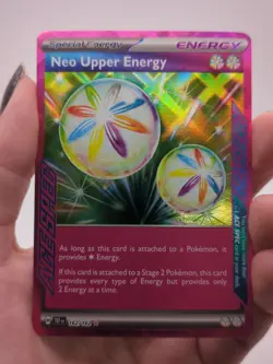 Neo Upper Energy 162/162 ACE SPEC Pokemon Temporal Forces Hyper Rare - Image 1
