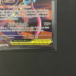 Mega Greninja ex 100/086 FA Full Art Chaos Rising CRI Pokemon TCG English - Image 4