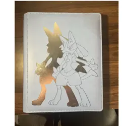 Ultra PRO Pokemon Trading Card Game Album, Gray Lucario Design (2024) - Image 1