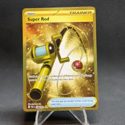 Pokemon Super Rod 276/193 SV02 Paldea Evolved Hyper Rare Full Art Holo 2023 NM - Image 2