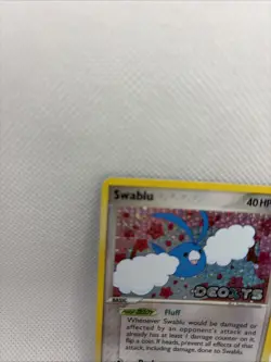 Pokemon Swablu EX Deoxys Stamped Reverse Holo79/107 2005 NM Condition Rare Card - Image 2