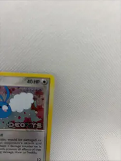 Pokemon Swablu EX Deoxys Stamped Reverse Holo79/107 2005 NM Condition Rare Card - Image 3