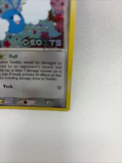 Pokemon Swablu EX Deoxys Stamped Reverse Holo79/107 2005 NM Condition Rare Card - Image 4