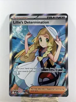 Pokemon Mega Evolution Lillie’s Determination 169/132 Full Art Trainer NM - Image 1