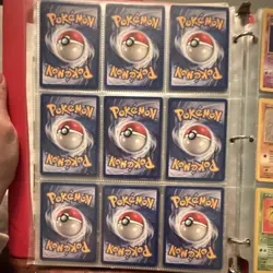 Pokemon Base Set Binder Lot 9 Cards 1999 English Psyduck Magmar Meowth - Image 2