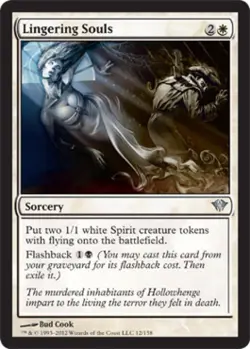 Lingering Souls -Foil Medium Play MTG Dark Ascension - Image 1