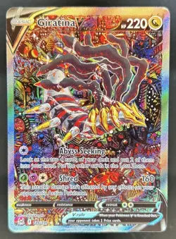 2022 Pokemon SWSH Lost Origin Giratina V #186/196 - Image 1