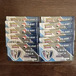 Play! Pokemon Prize Pack Series Three (3) - Factory Sealed Lot Of 10 - Image 1