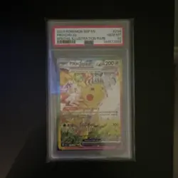 2024 Pokemon SSP EN #238 Pikachu ex Special Illustration Rare PSA 10 GEM MINT - Image 1