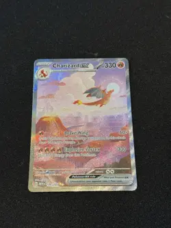 Charizard ex - Scarlet & Violet 151 199/165 Special Illustration Rare NM Pokemon - Image 1